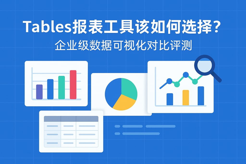 Tables报表工具该如何选择？企业级数据可视化对比评测