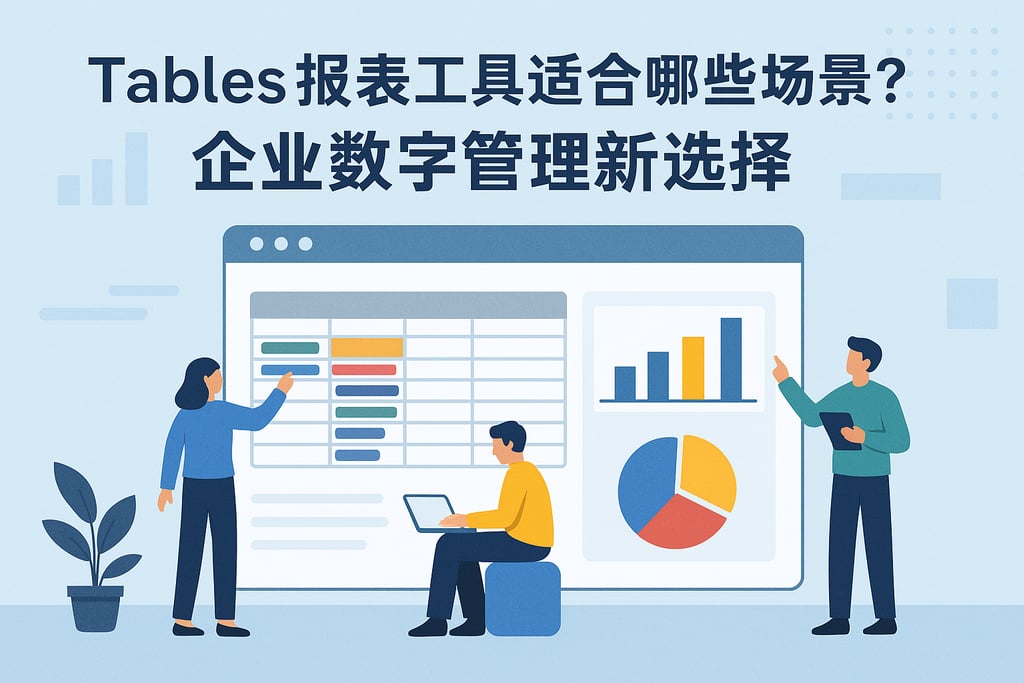 Tables报表工具适合哪些场景？企业数字管理新选择