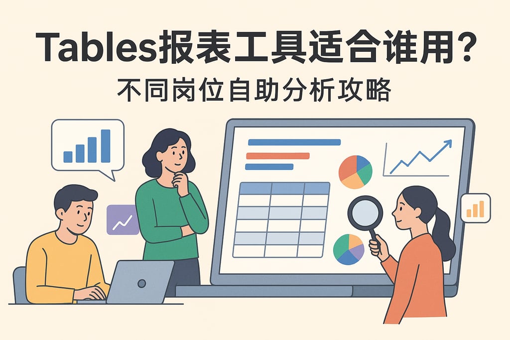 Tables报表工具适合谁用？不同岗位自助分析攻略