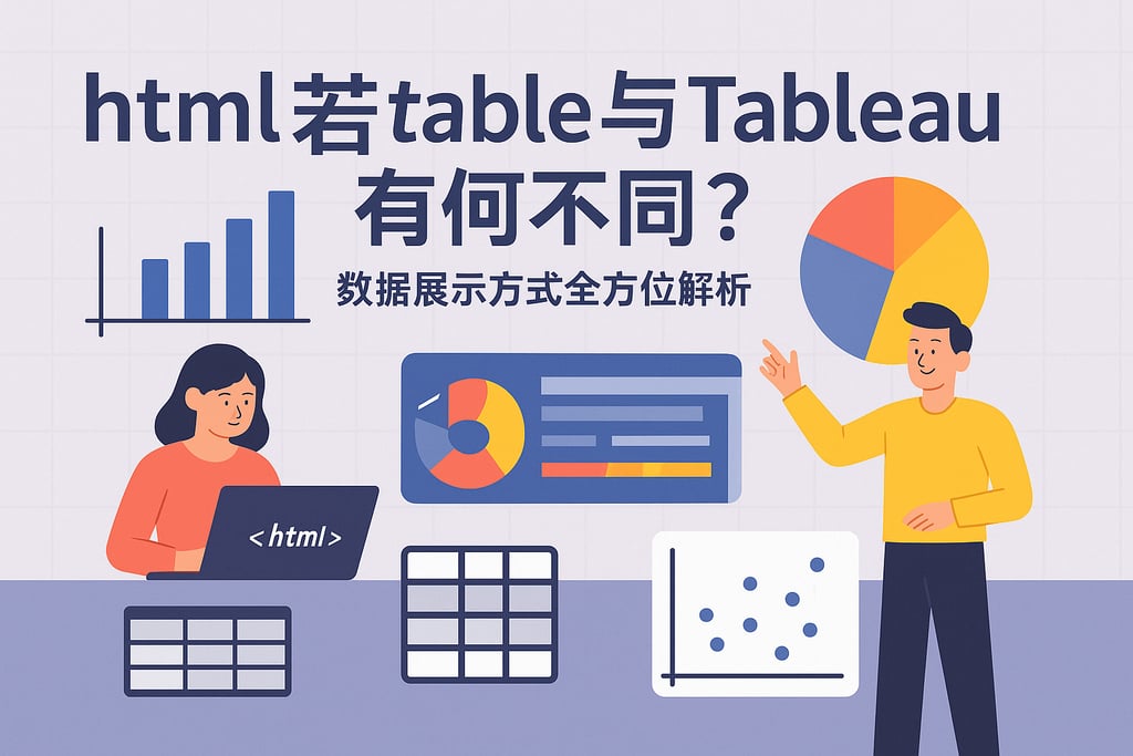 htmltable与Tableau有何不同？数据展示方式全方位解析