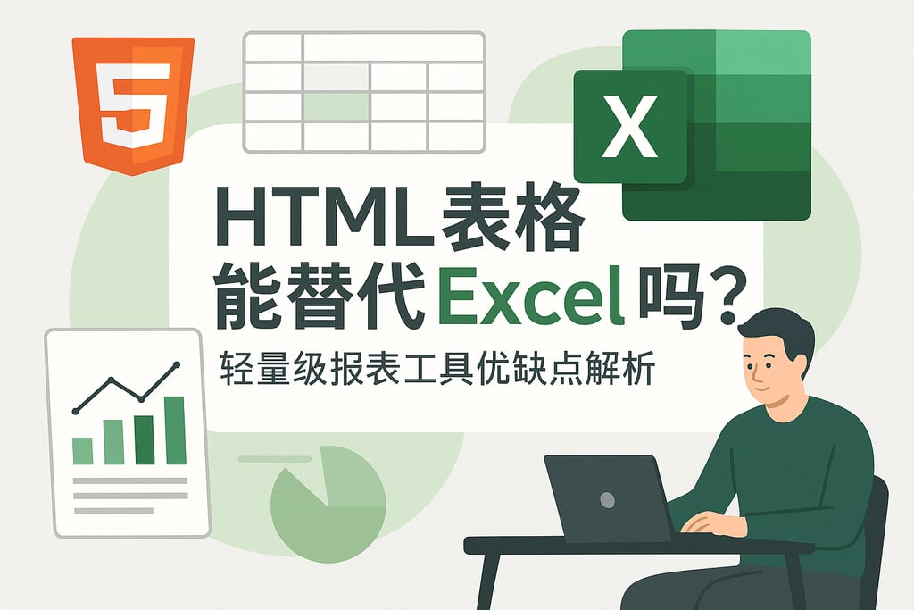 htmltable能替代Excel吗？轻量级报表工具优缺点解析