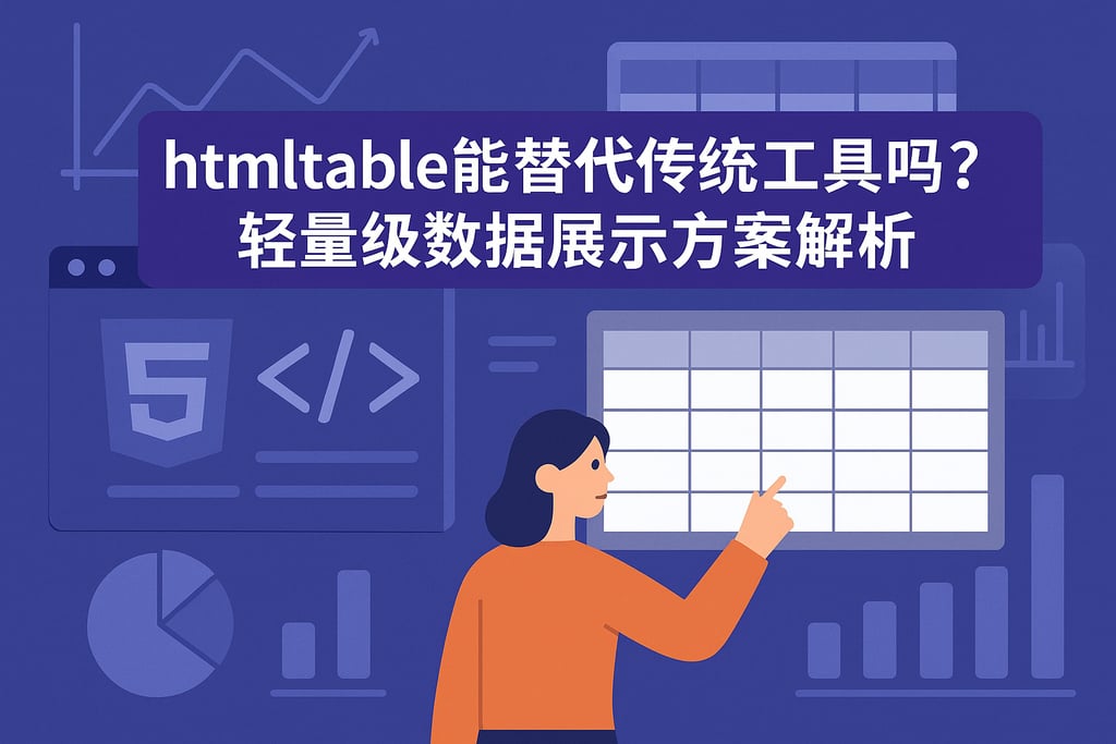 htmltable能替代传统工具吗？轻量级数据展示方案解析