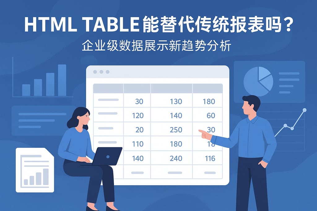 htmltable能替代传统报表吗？企业级数据展示新趋势分析