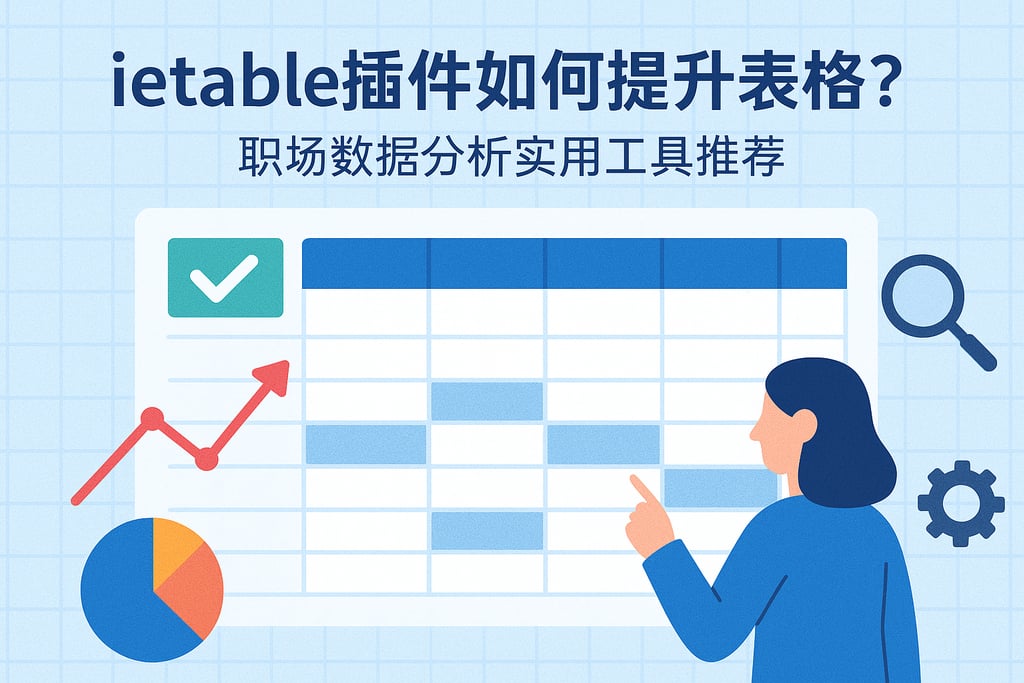 ietable插件如何提升表格效率？职场数据分析实用工具推荐
