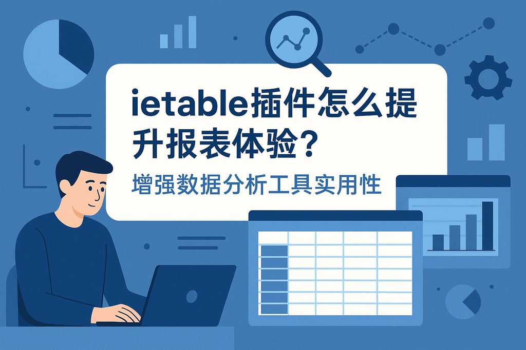 ietable插件怎么提升报表体验？增强数据分析工具实用性