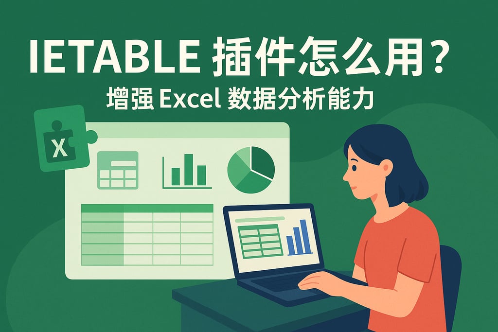 ietable插件怎么用？增强Excel数据分析能力
