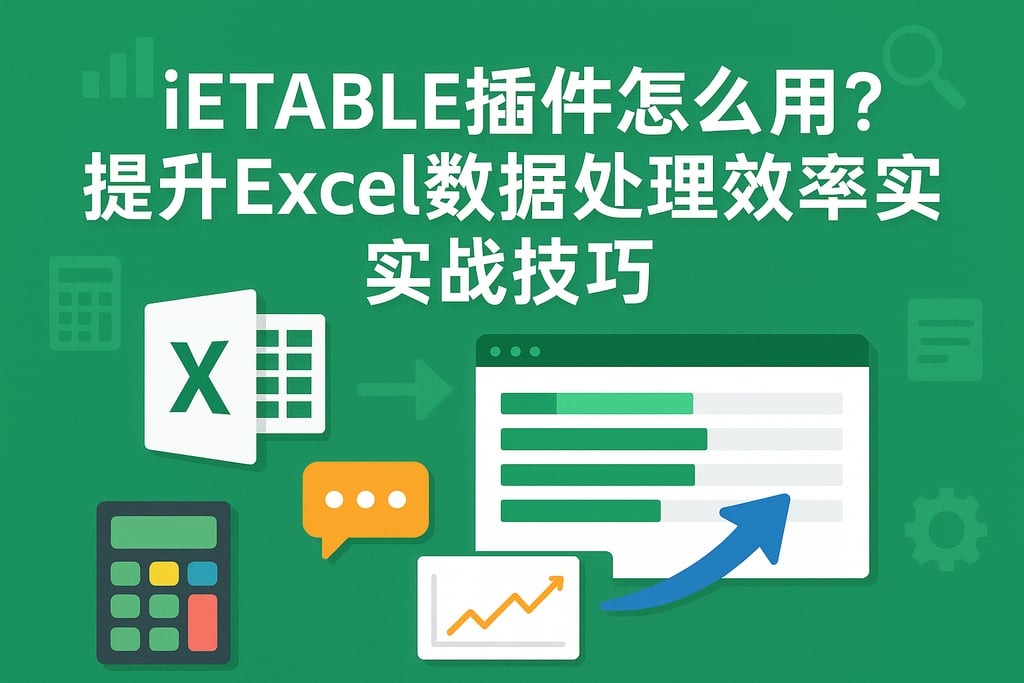 ietable插件怎么用？提升Excel数据处理效率实战技巧