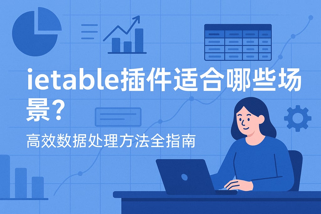 ietable插件适合哪些场景？高效数据处理方法全指南