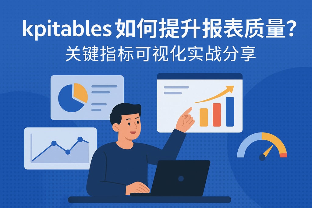 kpitables如何提升报表质量？关键指标可视化实战分享