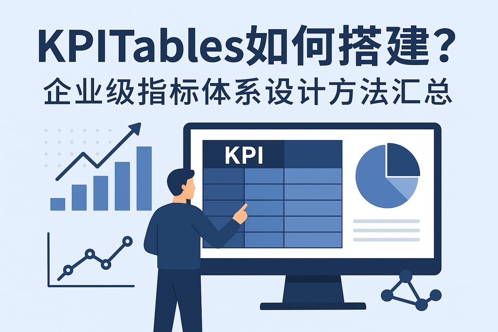 kpitables如何搭建？企业级指标体系设计方法汇总