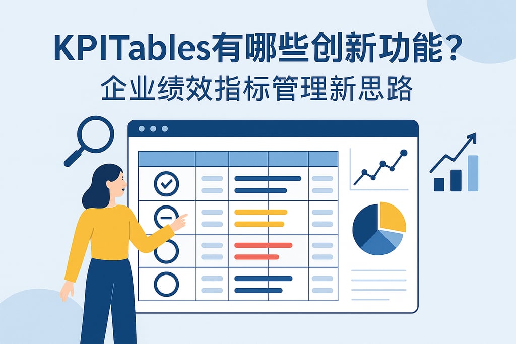 kpitables有哪些创新功能？企业绩效指标管理新思路