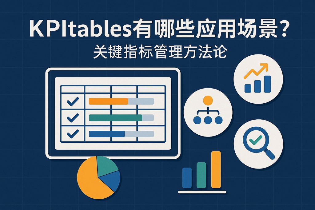 kpitables有哪些应用场景？关键指标管理方法论