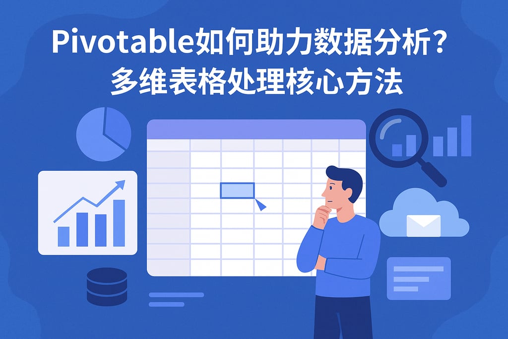 pivotable如何助力数据分析？多维表格处理核心方法