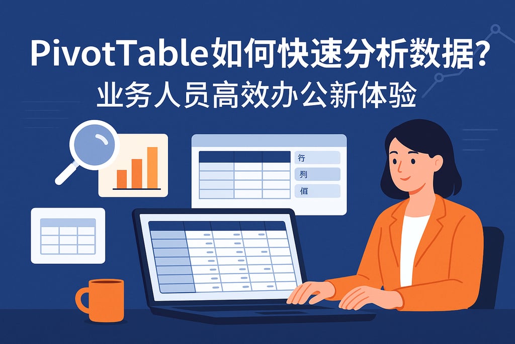 pivotable如何快速分析数据？业务人员高效办公新体验。