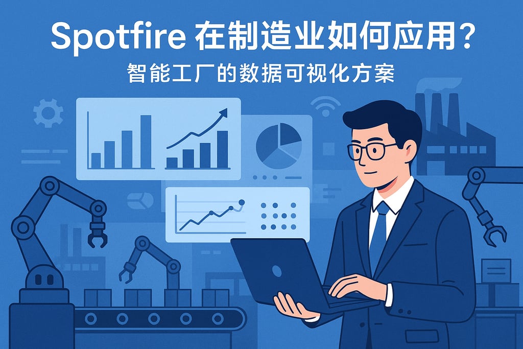 spotfire在制造业如何应用？智能工厂的数据可视化方案