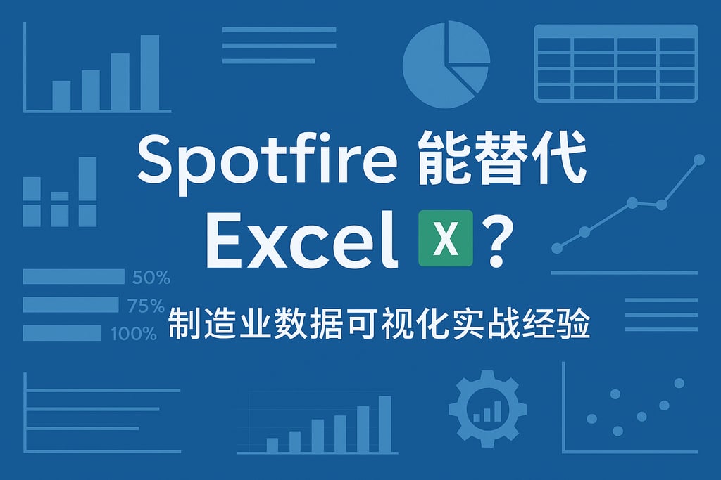 spotfire能替代Excel吗？制造业数据可视化实战经验