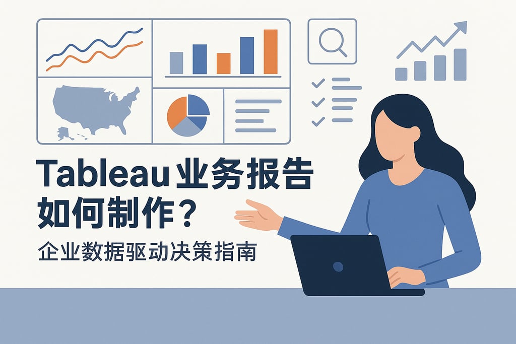 tableau业务报告如何制作？企业数据驱动决策指南