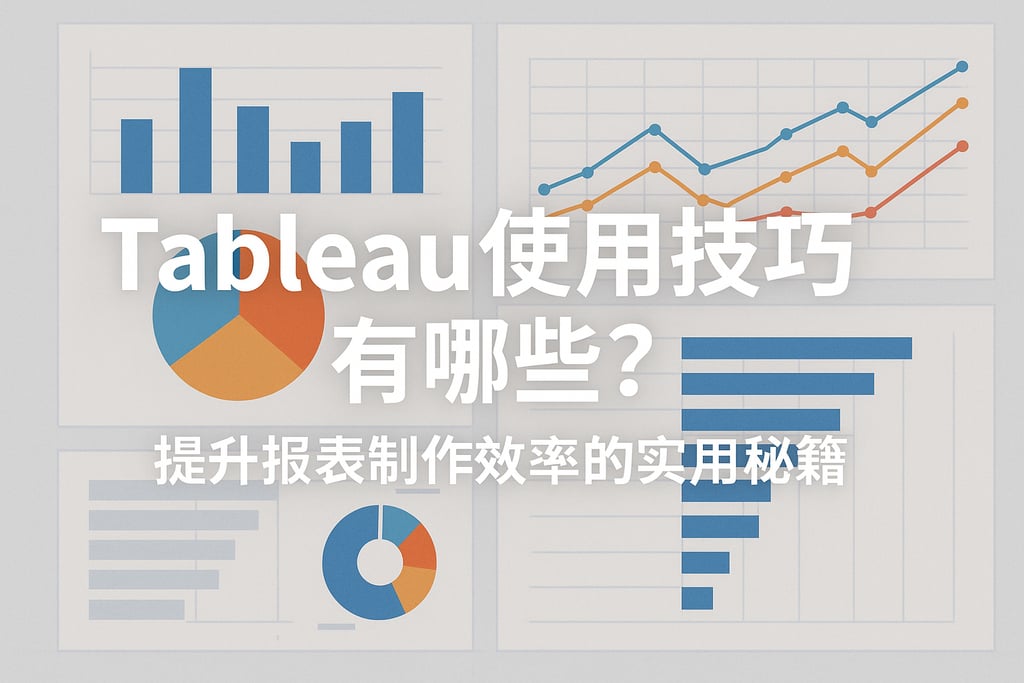 tableau使用技巧有哪些？提升报表制作效率的实用秘籍