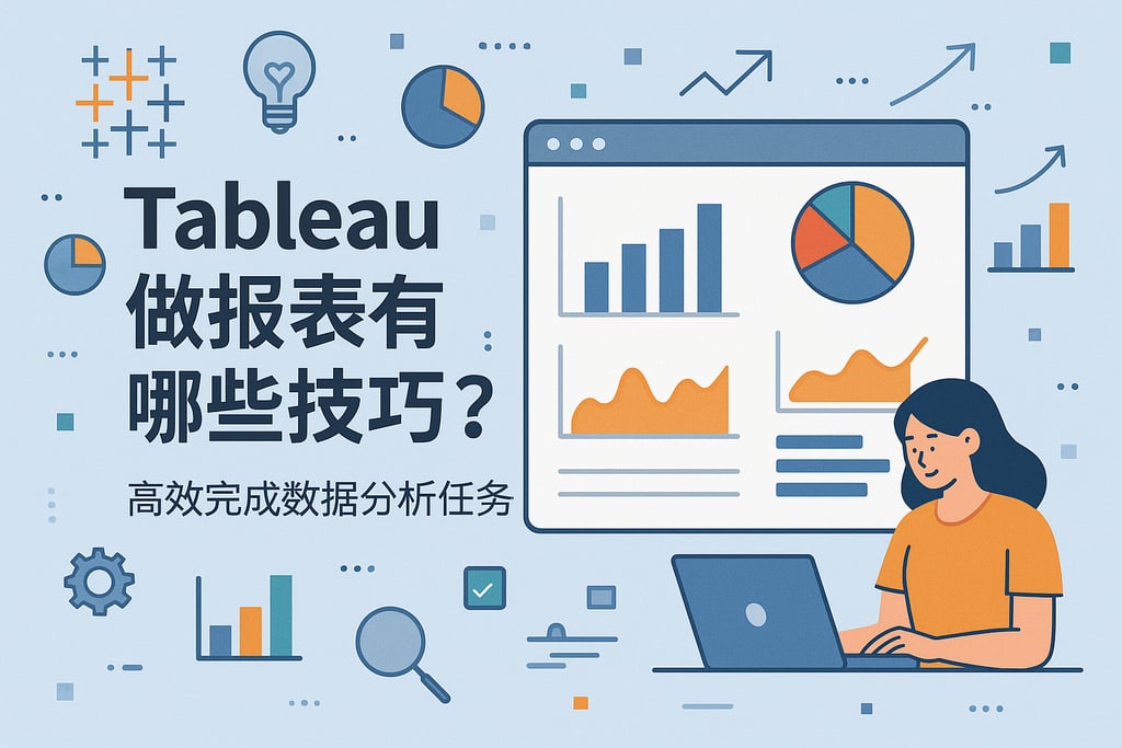 tableau做报表有哪些技巧？高效完成数据分析任务