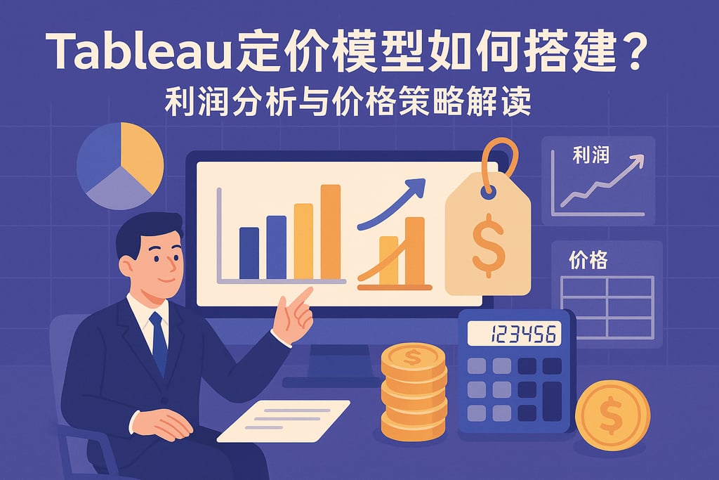tableau定价模型如何搭建？利润分析与价格策略解读