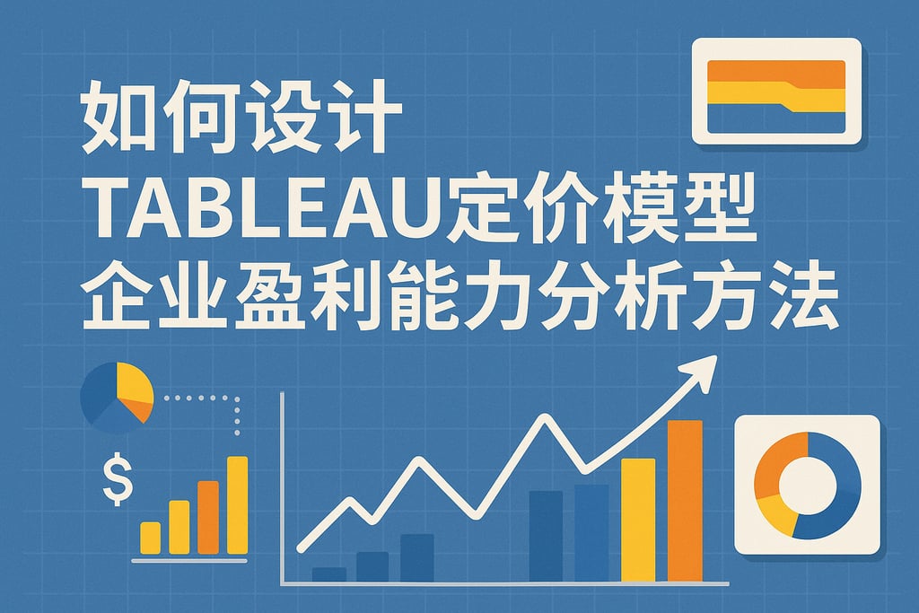 tableau定价模型如何设计？企业盈利能力分析方法