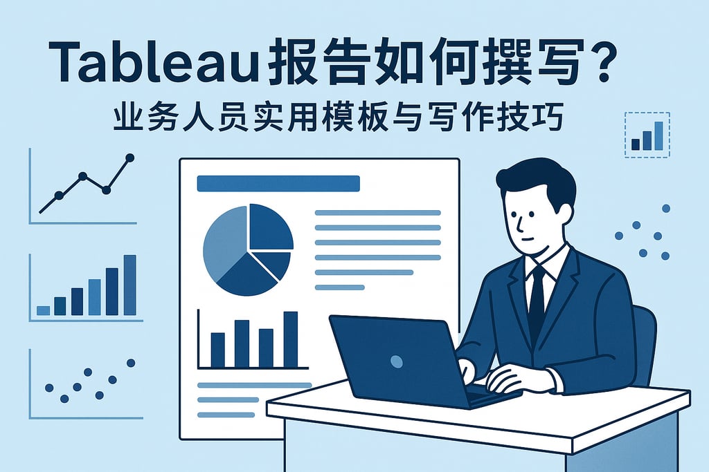 tableau报告如何撰写？业务人员实用模板与写作技巧。