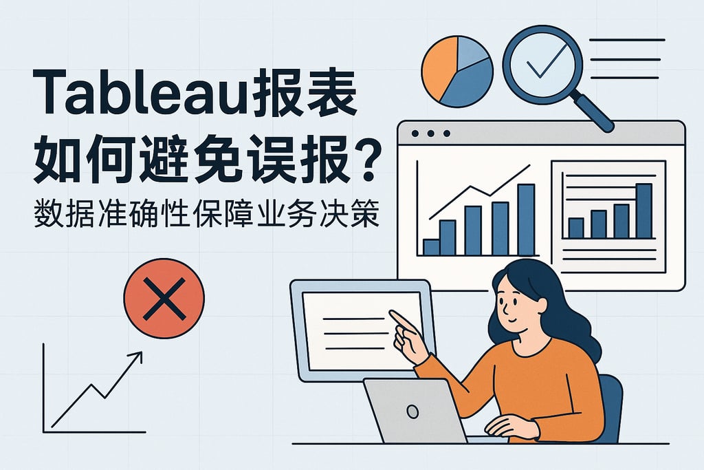 tableau报表如何避免误报？数据准确性保障业务决策。