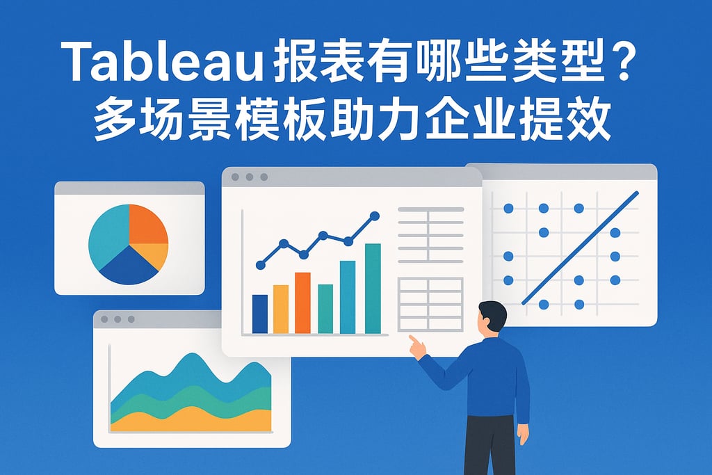 tableau报表有哪些类型？多场景模板助力企业提效。