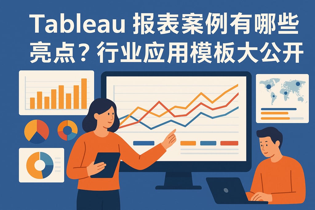 tableau报表案例有哪些亮点？行业应用模板大公开