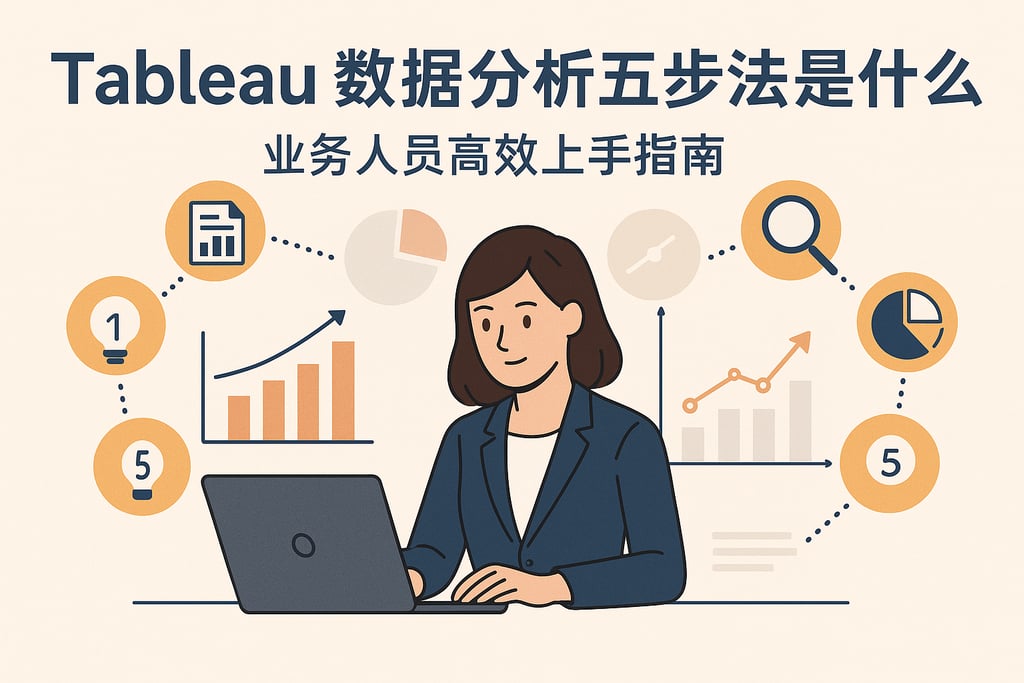 tableau数据分析五步法是什么？业务人员高效上手指南