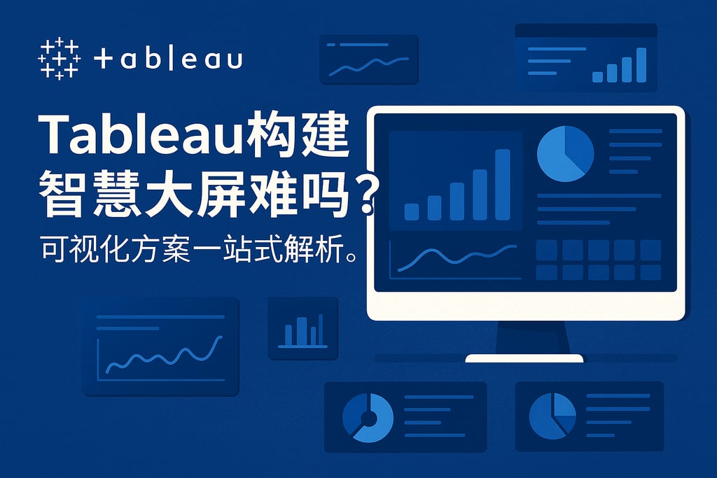 tableau构建智慧大屏难吗？可视化方案一站式解析。