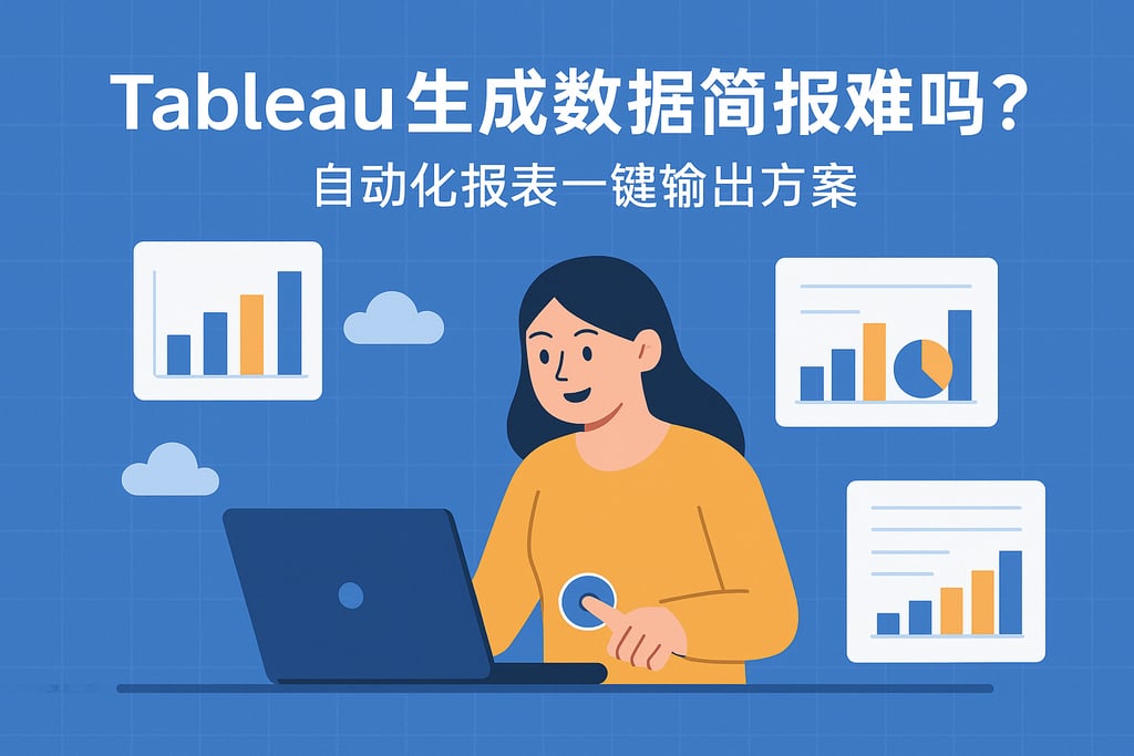 tableau生成数据简报难吗？自动化报表一键输出方案