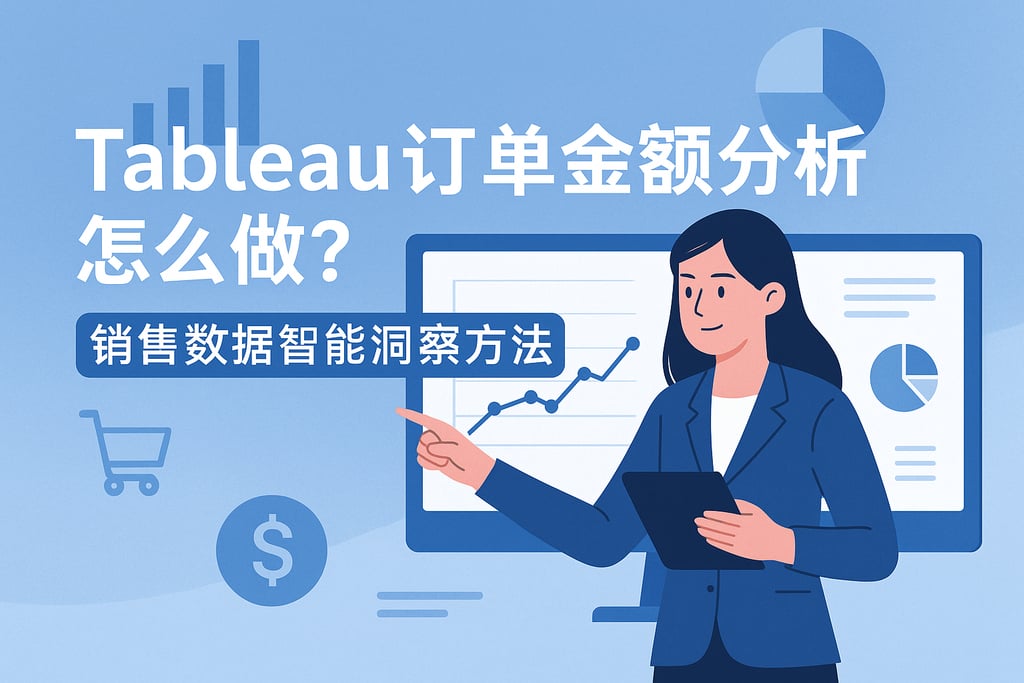 tableau订单金额分析怎么做？销售数据智能洞察方法。