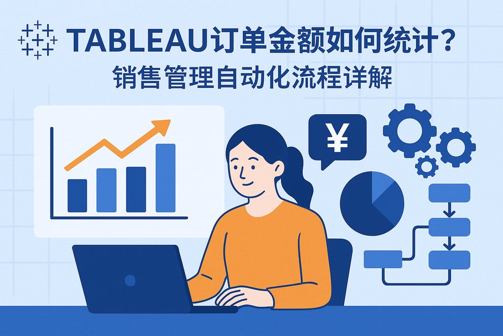 tableau订单金额如何统计？销售管理自动化流程详解