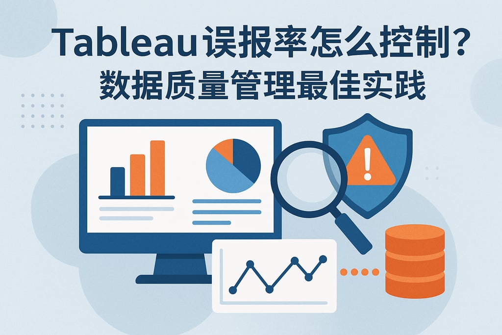 tableau误报率怎么控制？数据质量管理最佳实践