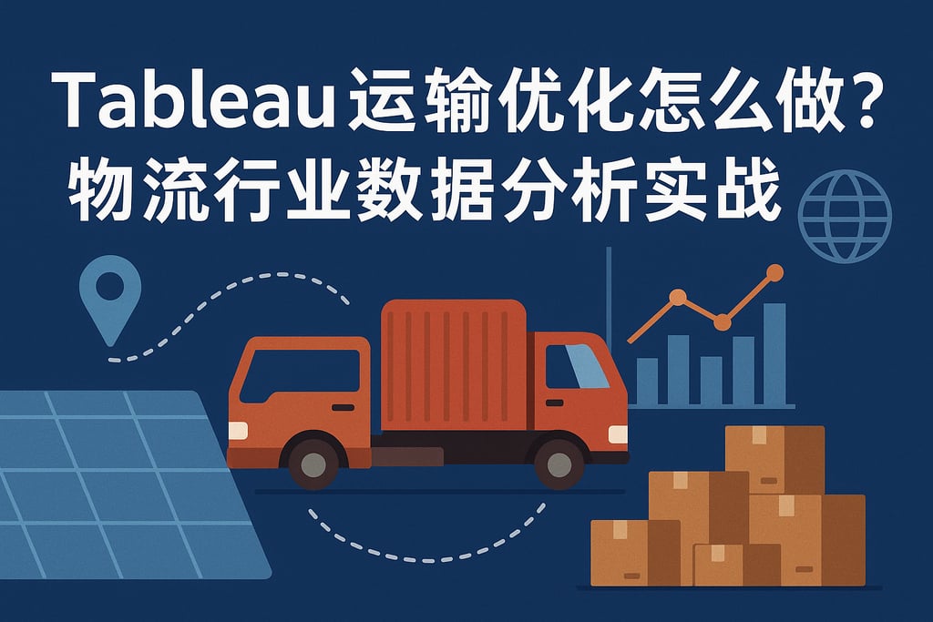 tableau运输优化怎么做？物流行业数据分析实战
