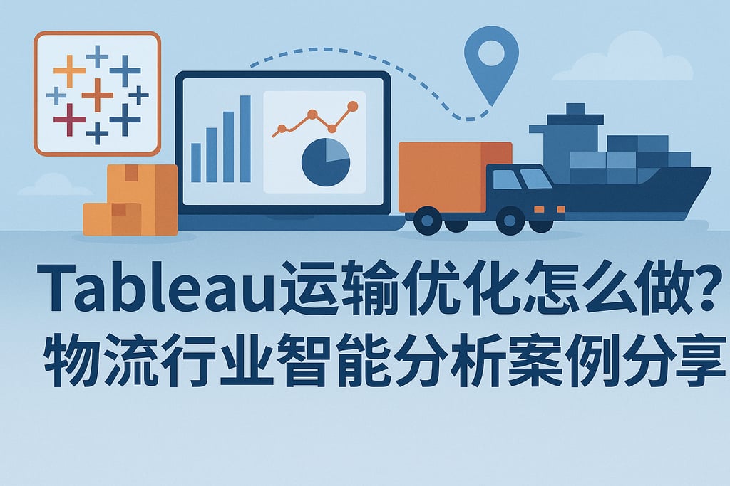 tableau运输优化怎么做？物流行业智能分析案例分享