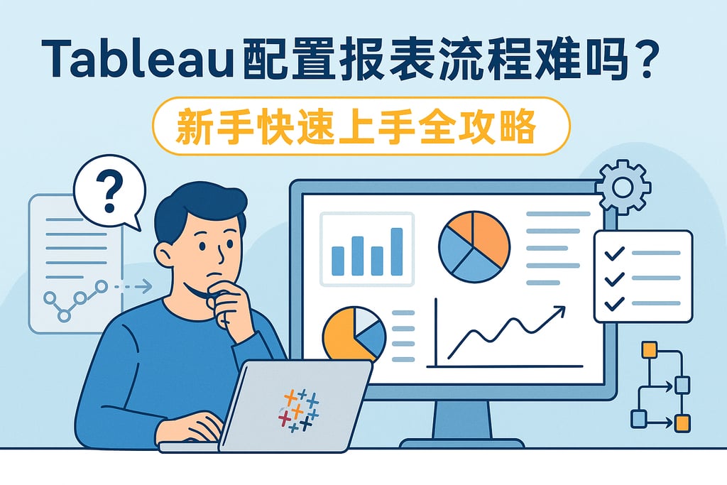 tableau配置报表流程难吗？新手快速上手全攻略