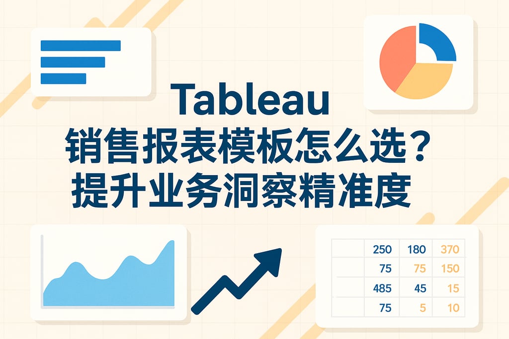 tableau销售报表模板怎么选？提升业务洞察精准度。
