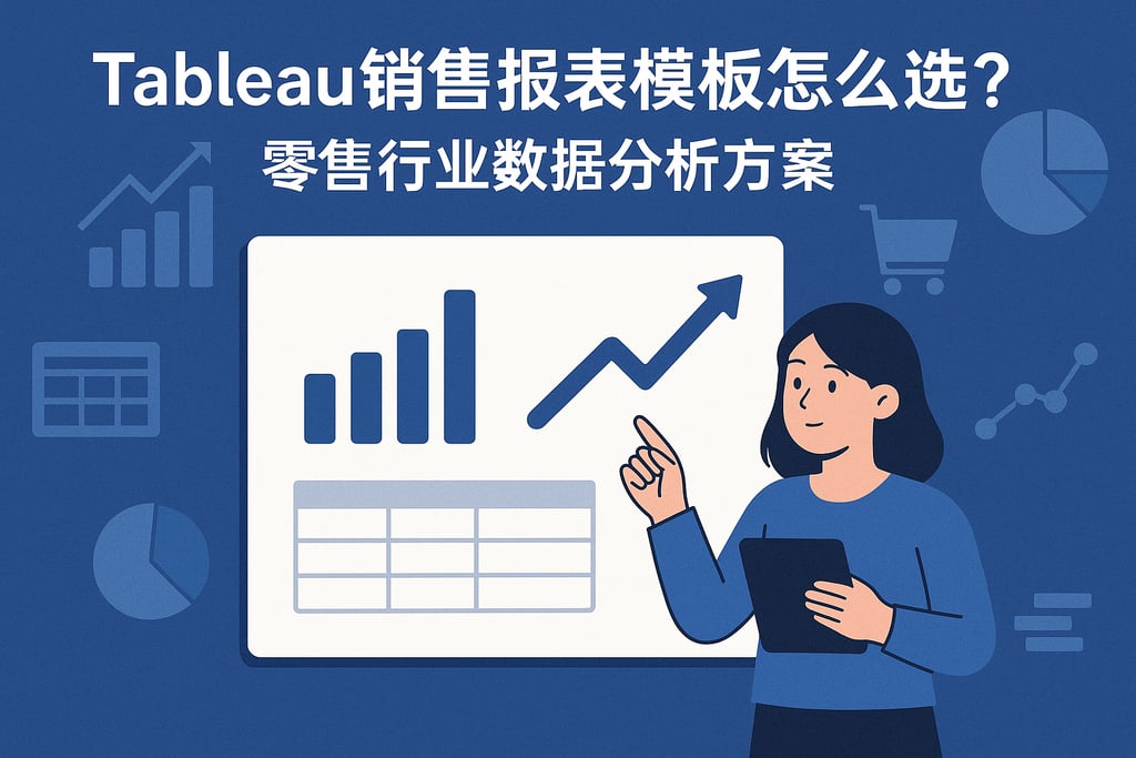 tableau销售报表模板怎么选？零售行业数据分析方案