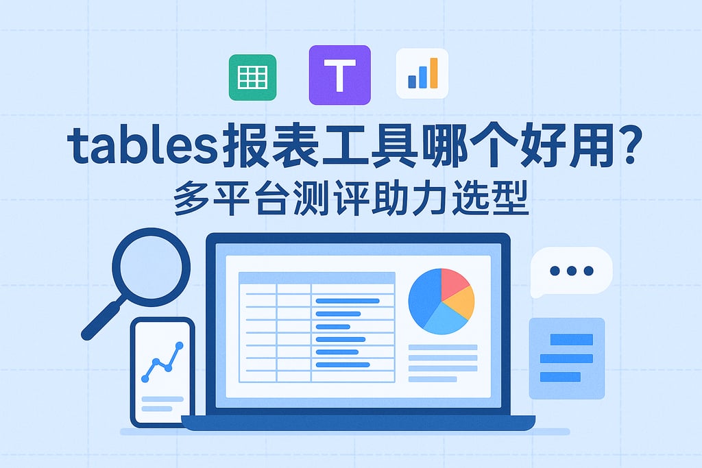 tables报表工具哪个好用？多平台测评助力选型