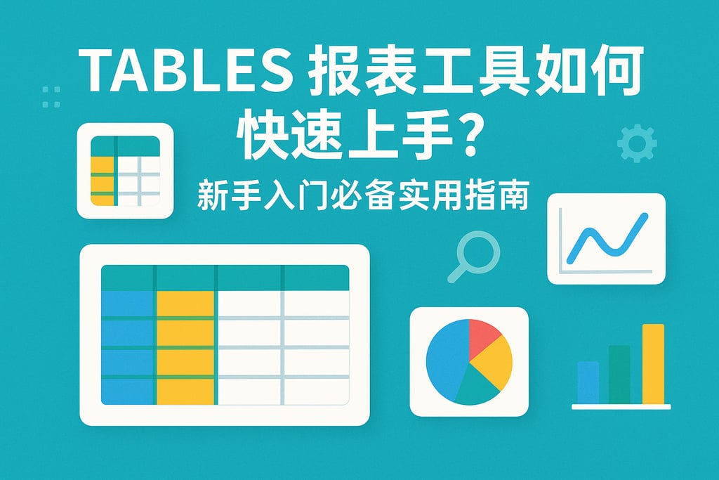 tables报表工具如何快速上手？新手入门必备实用指南