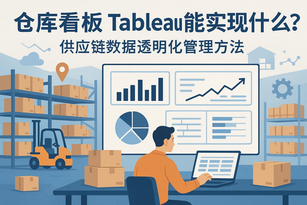 仓库看板Tableau能实现什么？供应链数据透明化管理方法