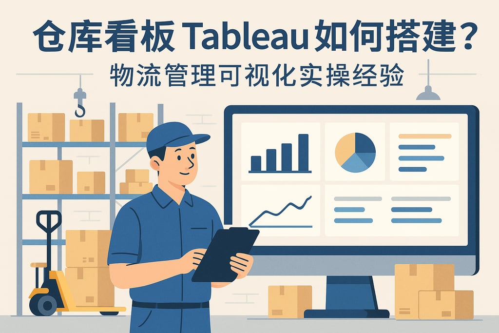 仓库看板tableau如何搭建？物流管理可视化实操经验