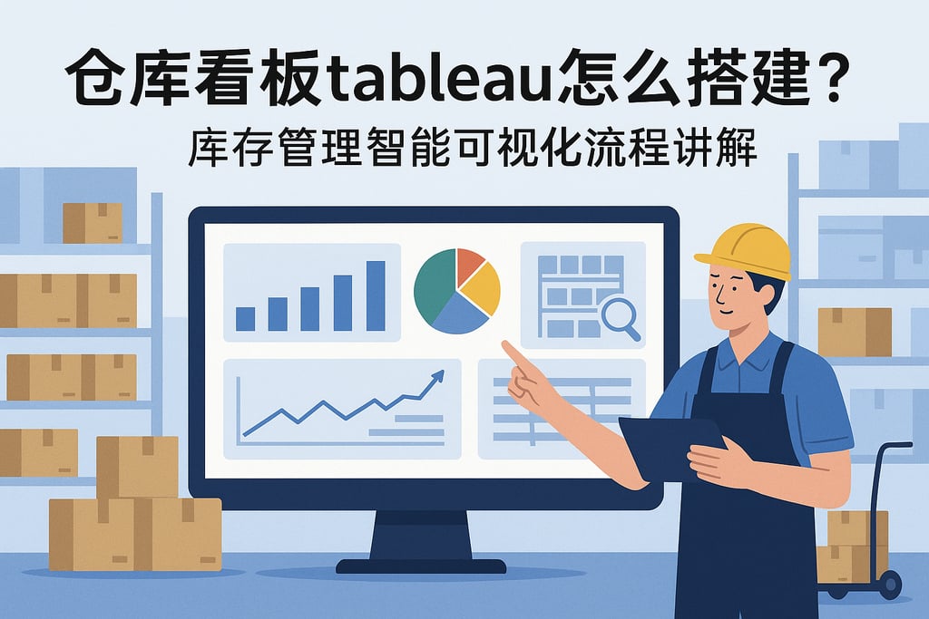仓库看板tableau怎么搭建？库存管理智能可视化流程讲解