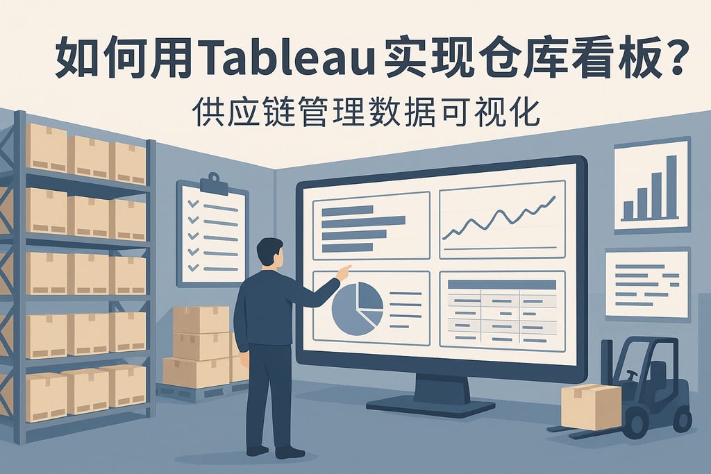 仓库看板如何用Tableau实现？供应链管理数据可视化