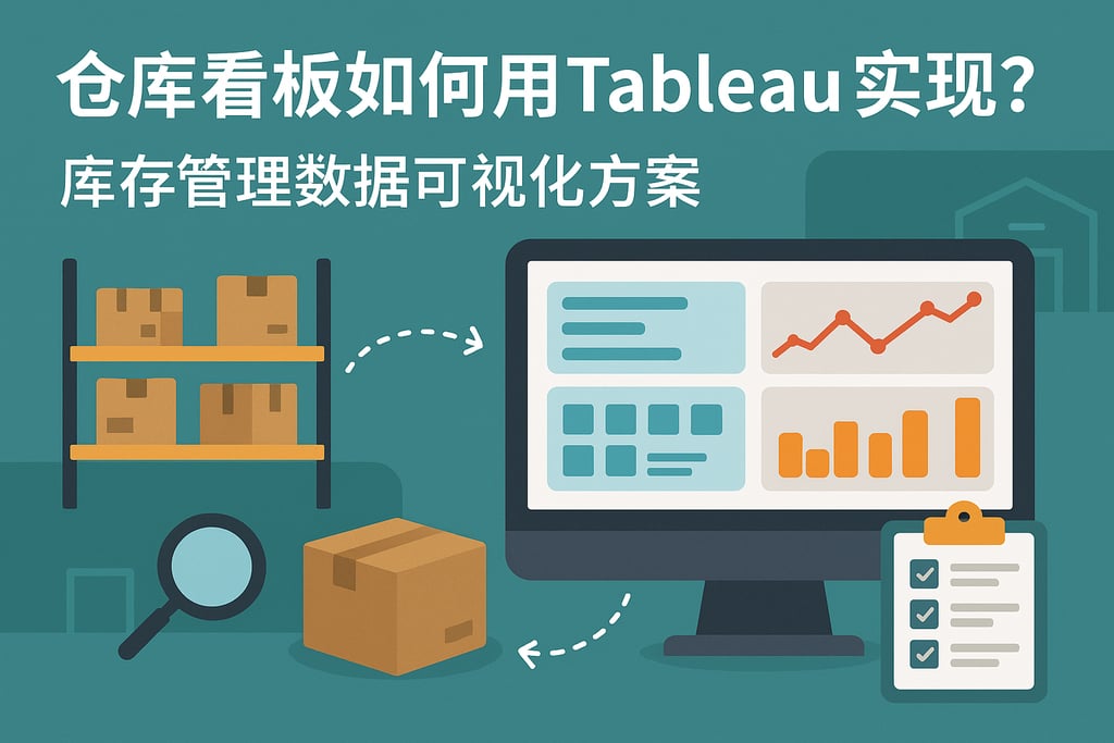 仓库看板如何用Tableau实现？库存管理数据可视化方案