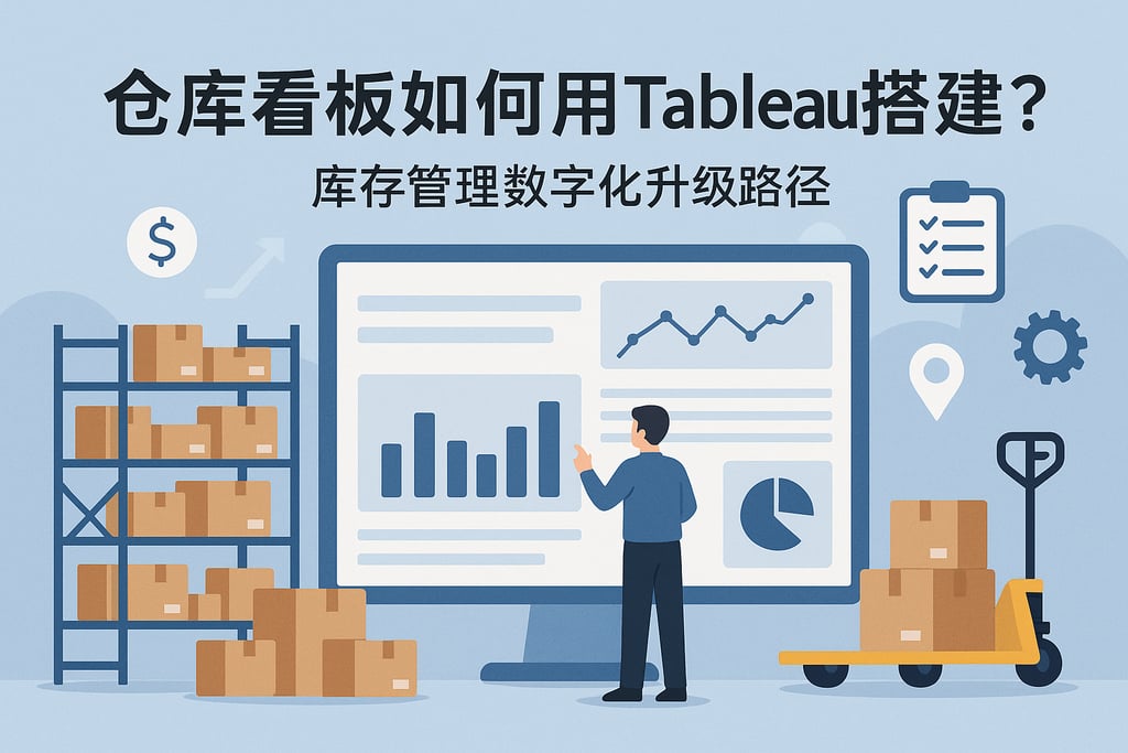 仓库看板如何用Tableau搭建？库存管理数字化升级路径