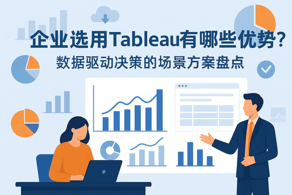 企业选用Tableau有哪些优势？数据驱动决策的场景方案盘点