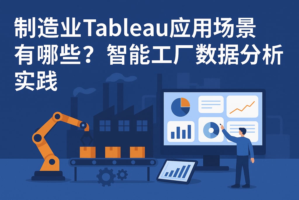 制造业Tableau应用场景有哪些？智能工厂数据分析实践
